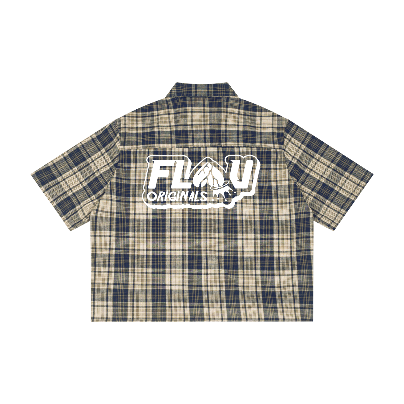 Unisex Plaid Boxy Short Sleeve Shirt